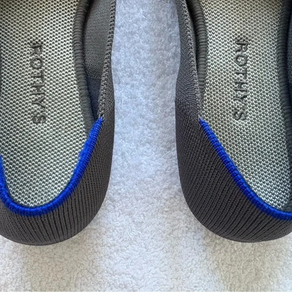 Rothy's Women's "The Daily Flat" - Gray & Blue Ballet Flats - SIZE 8.5 - Picture 3 of 9